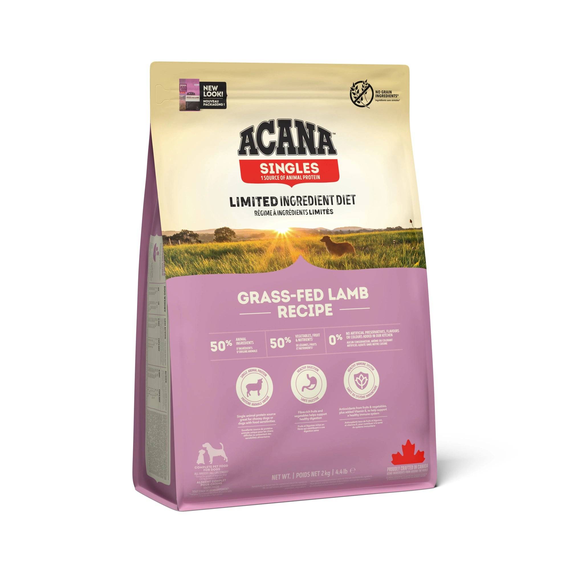 Acana Grass-Fed Lamb Hundfoder 2kg – Spannmålsfritt & Naturligt