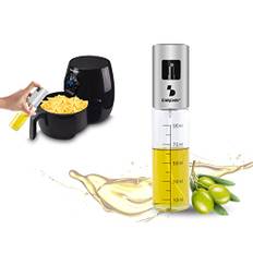 BEPER C102SPE001 Oil Spray Bottle with Graduated Glass - Oil Sprayer for Cooking Air Fryer