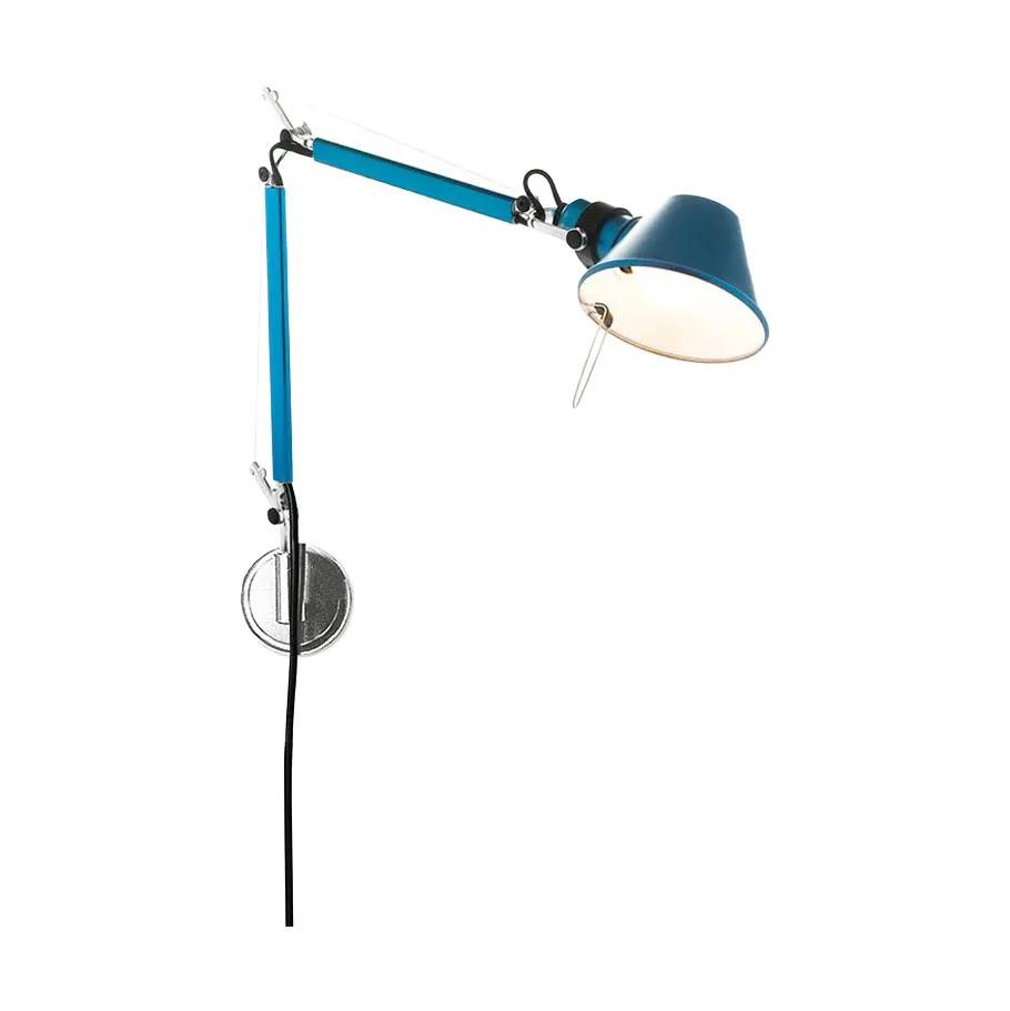 Artemide Tolomeo Micro vägglampa - Anodized blue