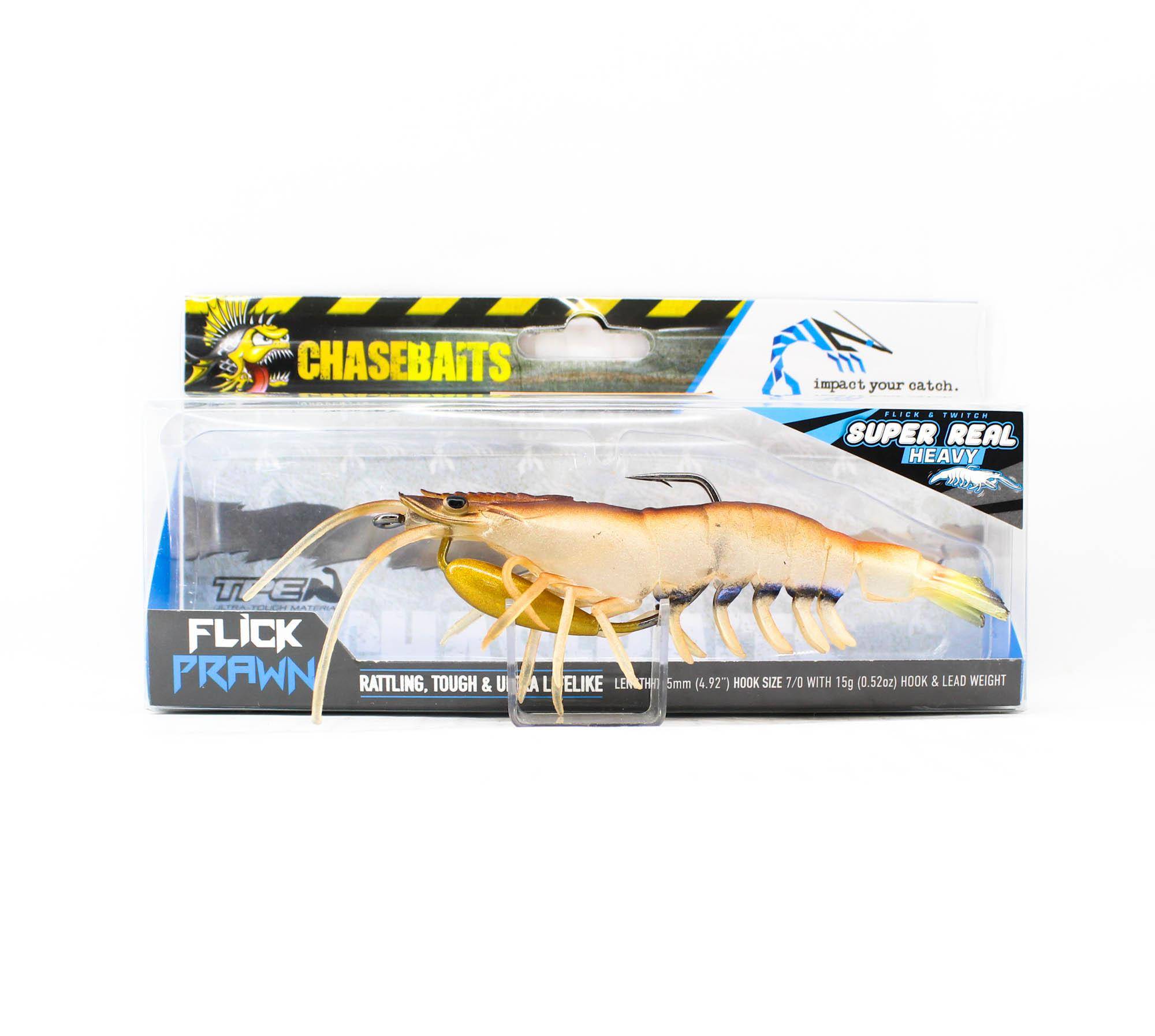 Chasebaits Flick Prawn Heavy 125 mm 15 grams Sinking Lure 05 (8466)