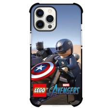 LEGO Marvel Avengers Captain America Phone Case For iPhone Samsung Galaxy Pixel OnePlus Vivo Xiaomi Asus Sony Motorola Nokia - Captain America And Black Panther Drivering On Desert