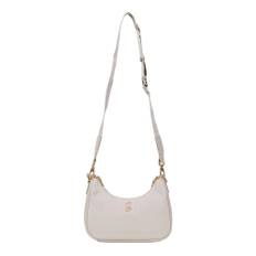 Liu Jo, Tasker , Dame, Beige, ONE SIZE, Uld, Moderne Hobo Taske med Guld Detaljer