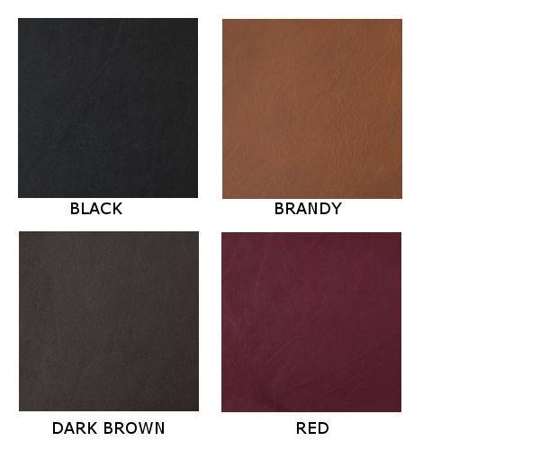 Montis Windy Lænestol - Cuba Læder - Dark Brown / Sort