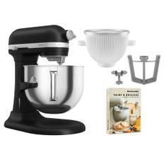 KitchenAid Artisan 5KSM70SHXE köksmaskin 6,6 liter + 5KSMICM Ice Cream Maker, black matte