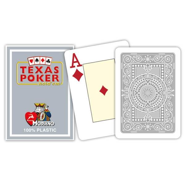 Modiano Texas Poker Hold'em - Grå