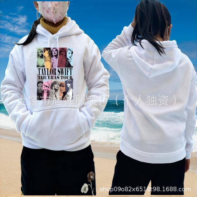 Taylor Swift Eras Tour 2025 Barnhuvtröja i fleece 140cm gray