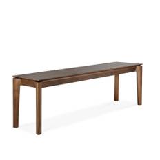 Ethnicraft - Bok Bench - Varnished Teak - Brown 166 x 35 x 46 - Pallar - Alain Van Havre - Träfärgad - Trä