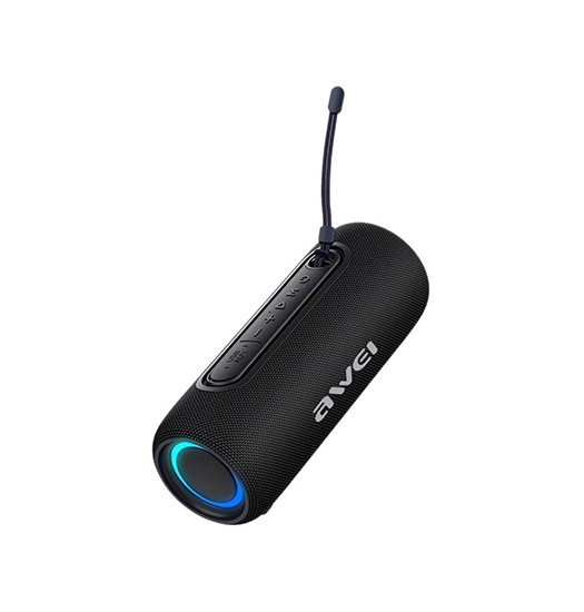 AWEI™ - Bluetooth-højtaler m. RGB-lys og IPX5 Vandtæt Design - Sort
