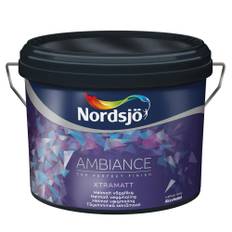 Väggfärg Nordsjö Ambiance Vit Xtramatt Volym: 10 L, Vit