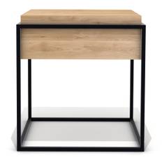 Ethnicraft - Monolit Side Table Small Oak/ Black - Små borde og sideborde - Jacques Deneef - Træ farvet,Sort - Træ