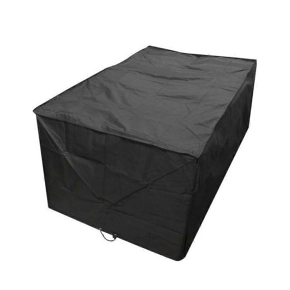 (300*300*90cm, Black) Outdoor Garden Furniture Dust Cover,corner Furniture Cover