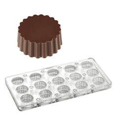 Pavoni Magnetform til chokolader / Chokoladeform i Polycarbonate MM11 - Rund