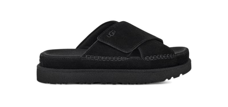 UGG Goldenstar Cross Slide Black (Women's) - 39 / Standard