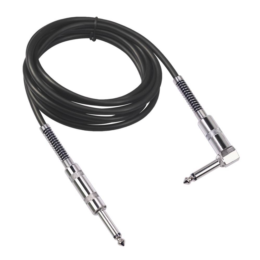 Jack 6.35mm till 6.35mm - Stereokabel för t.ex. gitarr, bas, mixer etc. - 3m