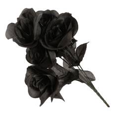 Kunstig Sort Blomsterbuket