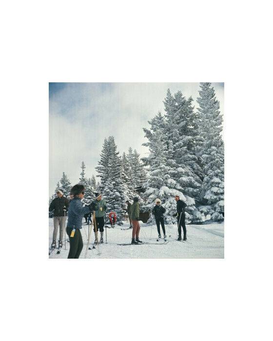 Slim Aarons Skiing In Vail