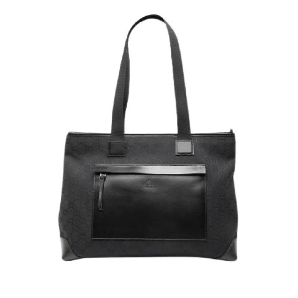 Gucci Vintage Pre-owned Canvas gucci-tasker - Vintage - Dame - Sort - ONE SIZE -