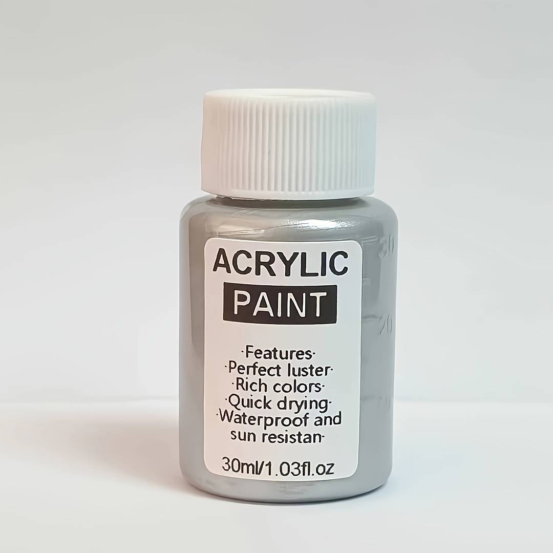 TEMU 30ml Acrylic Paint | Waterproof And Sun-resistant, Fast-drying, Non-toxic, Odorless, Suitable For Beginners And Artists, In Golden/silvery/copper Colors