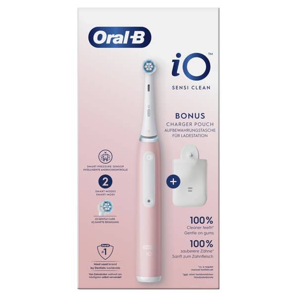 Oral-B iO Sensi Clean magnetisk tandbørste lyserød 1 stk.