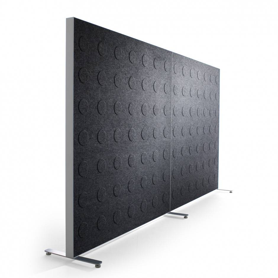 Golvskärm Alumi Dot, Storlek B80,6 × H150,6 cm, Färg CUZ1N Cardiff - Grön