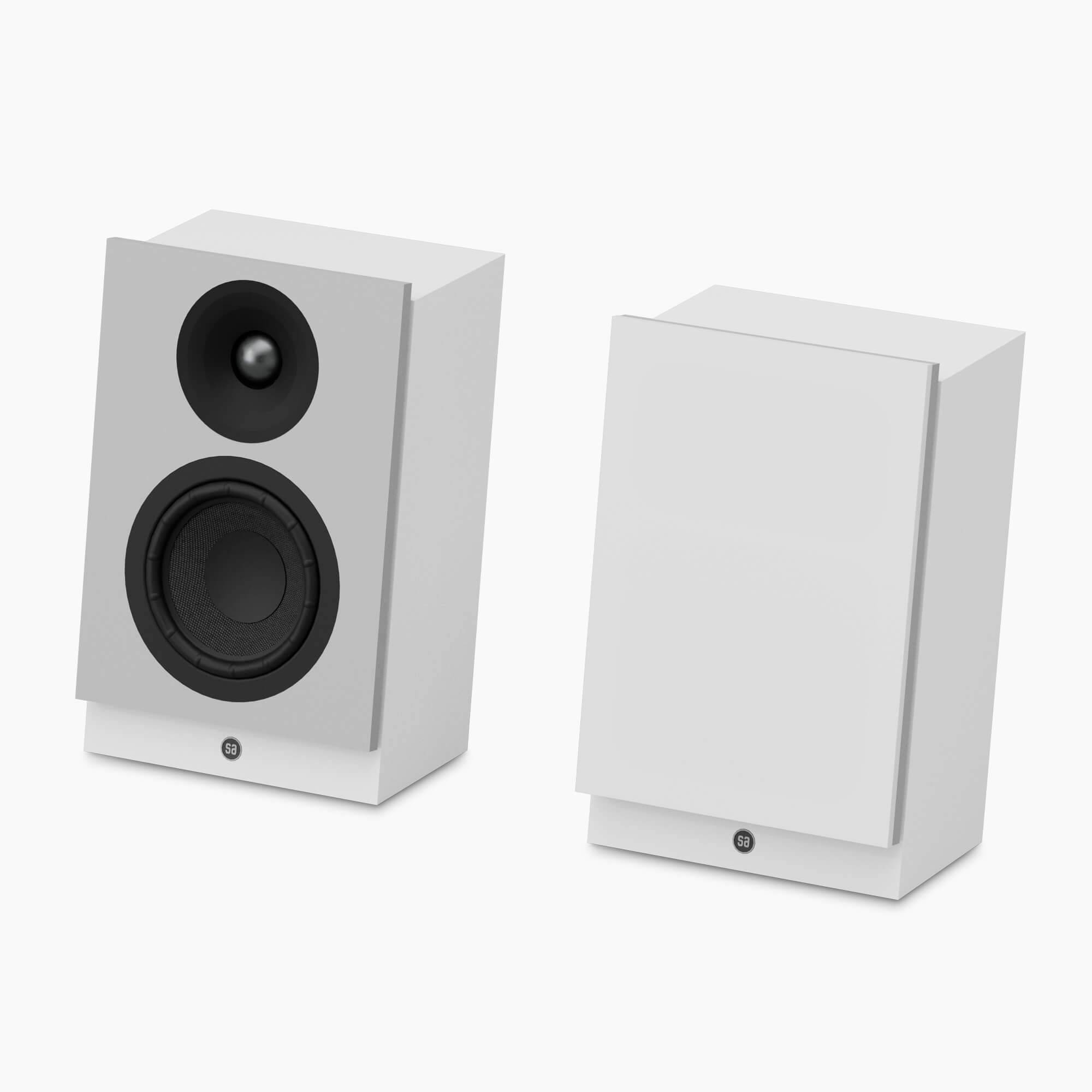 System Audio PAR Silverback 1 Kompakt reol- og væghøjttaler Hvid med Surround hub