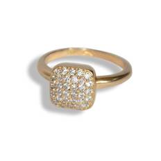 HEIDE HEINZENDORFF Pavering mit Zirkonia Gold - 52 (16.6)