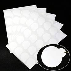 500/200 /100 /40 st Vita engångslim för ögonfransförlängning Lash Lime Marble Stone Adhesive Pall Pad Holder Jade Stone Stickers Ögonfransförlängning - Vitt