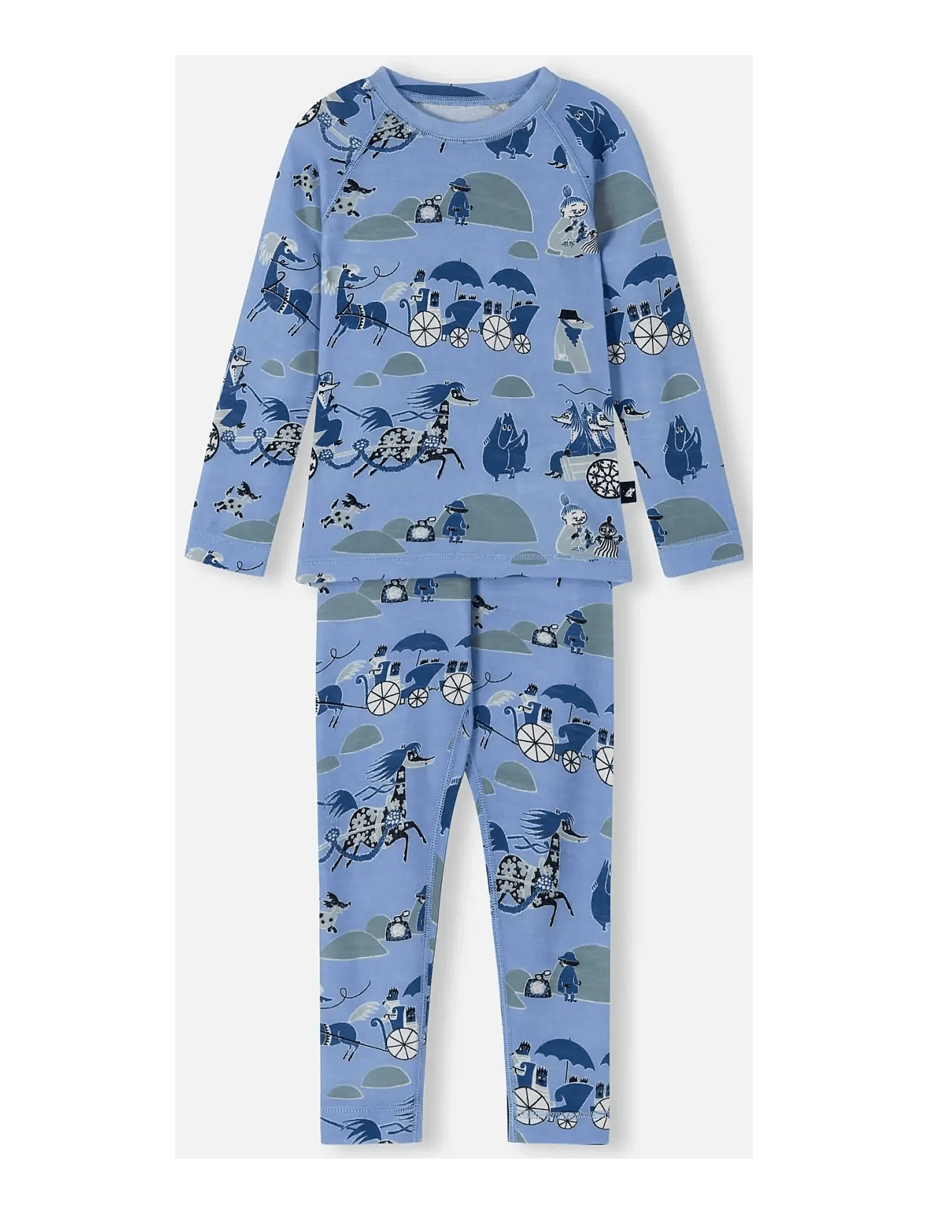 Reima Thermal Base Layer Set, Moomin Trivsam - Blue - 98