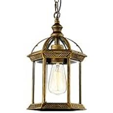 Pendellampor Modern taklampa Anti rost Aluminiumglas Utomhustak Villa Innergård Balkongdörr Hänglampa Utanför Gazebo Druvhylla Kedjeljus IP54 Vattentät ljuskrona Beauty Comes