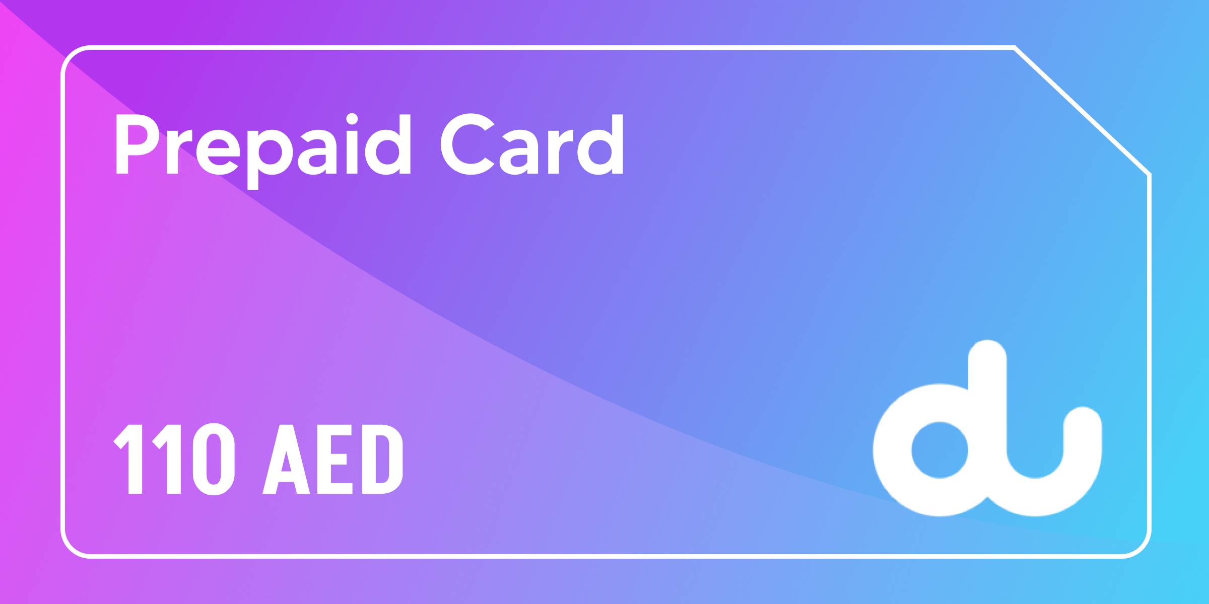 Du Prepaid Card 110 AED - Standard