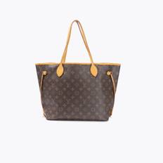 LOUIS VUITTON Monogram Neverfull MM Tote Bag - Brown
