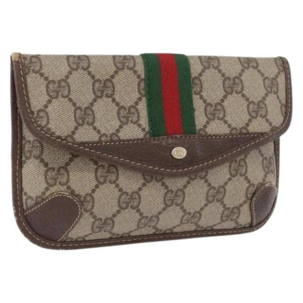 Gucci Vintage - Pre-owned Plastic Pouch Vintage - Dam - ONE Size - Läder