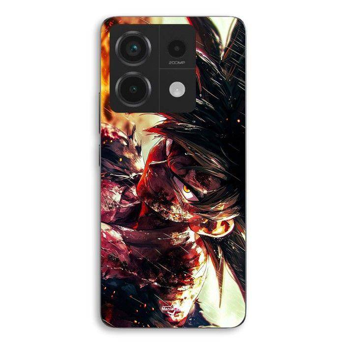 Coque de téléphone - MANIACASE - Xiaomi Redmi Note 13 Pro 5G - Silicone - Souple - Dragon Ball Goku Fan Art