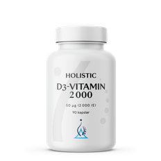 Holistic D3 2000 IE 90 kapslar