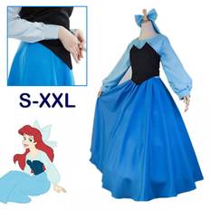 Voksen Havfrue Kostume Ariel Kjole Prins Eric Cosplay Kostume Fancy Kjole Outfit