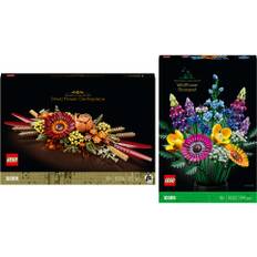 LEGO Icons Botanical Collection 10313 Vilda Blommor och 10314 Torkade Blommor