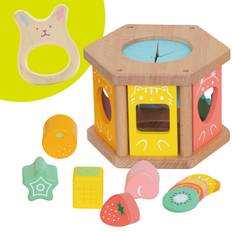 Puddy directly managed store First time mumble box Building educational 10 0 years old [Woody only] (with rattle) blocks, toy, Katahime, months,