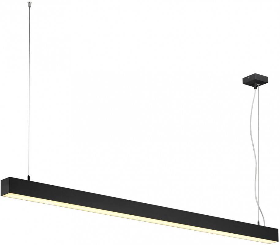 SLV Q-LINE DALI SINGLE LED, Pendelleuchte, dimmbar, 1500mm, schwarz - Pendelleuchten