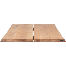 Bordplade til plankebord House of Sander Hugin massivt egetræ natur 250x103x4 cm