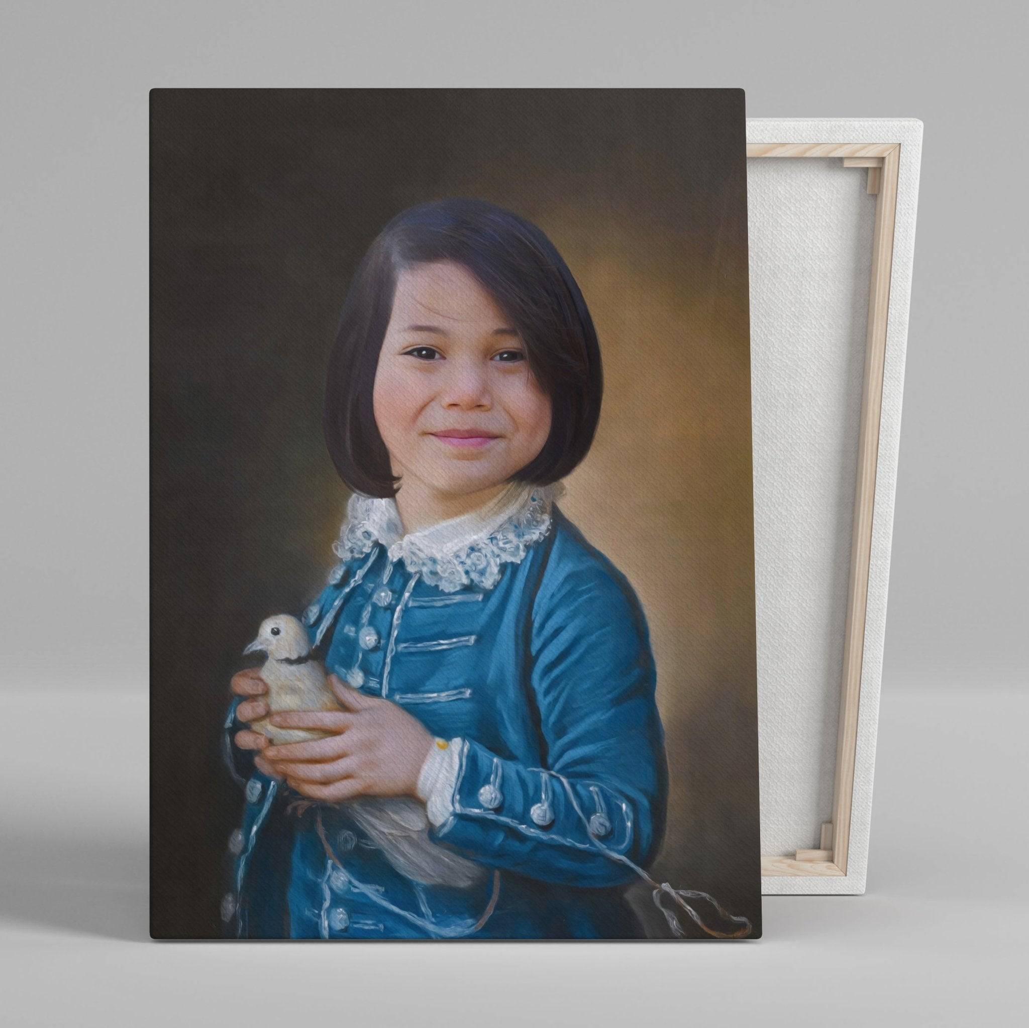 Noble Girl - Personlig Tavla - Monterad Canvastavla / 70x100