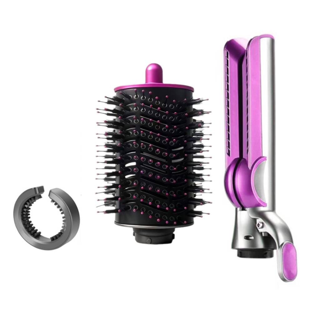 Til HS01 HS05 HS08 Udglattende børste og luftstrømssæt Hårtørrer til volumenkontrol af krus Styling B
