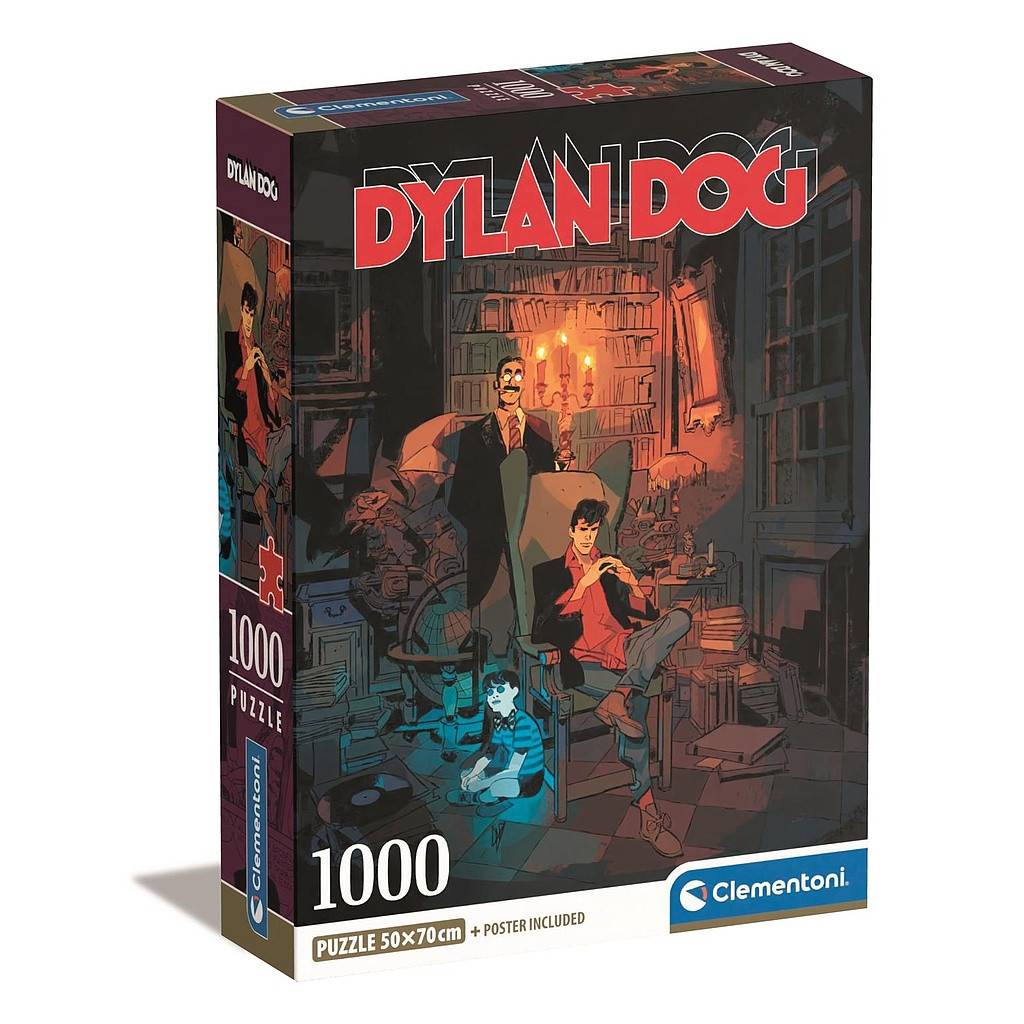 Dylan Dog 1000-bitars kompakt pussel Clementoni