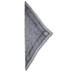 Lala Berlin Tørklæde - Triangle Tilda - Swoosh Black/White - Lala Berlin - OneSize - Tørklæde