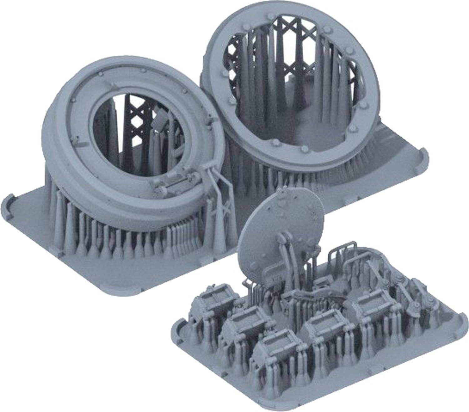 ET Model WWII German Tiger I Early Model Heavy Tank Cupola Plastic Model Kit Parts 1/35 (Universal) P35-351 (Tank)