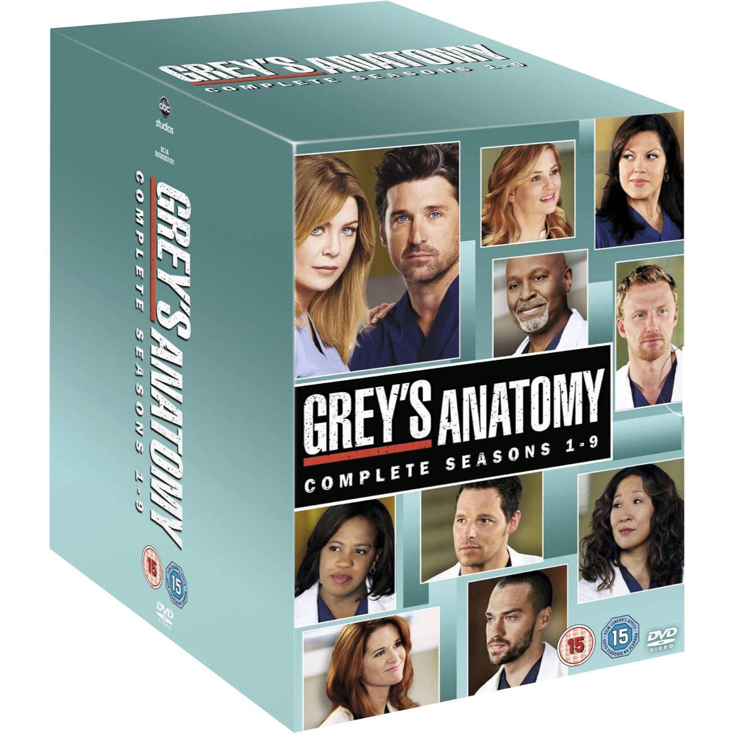 Greys Anatomy Complete Seasons 1-9 DVD (Begagnad)