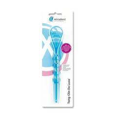 MIRADENT Zungenreiniger Tong-Clin de Luxe blau - 1 St