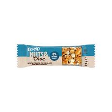 Corny Nuts & Choc Cashew, Peanut & two choc - 32 gram - Corny