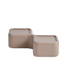 NO GA Projects - Rectangular module table low table brown - Soffbord - Willo Perron - Brun - Plast