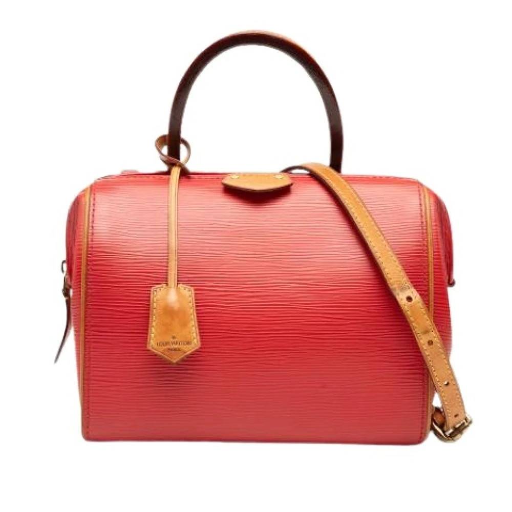 Louis Vuitton Vintage Pre-owned Doc BB - Vintage - Dame - Rød - ONE SIZE - Læder