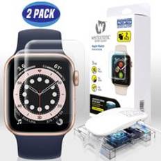 Whitestone Dome Apple Watch 40mm (Series 4/5/6/SE) Skärmskydd Dome Glass 2-pack